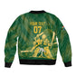 Custom South Africa Cricket Champion Bomber Jacket Proteas Rock The World - African Pride