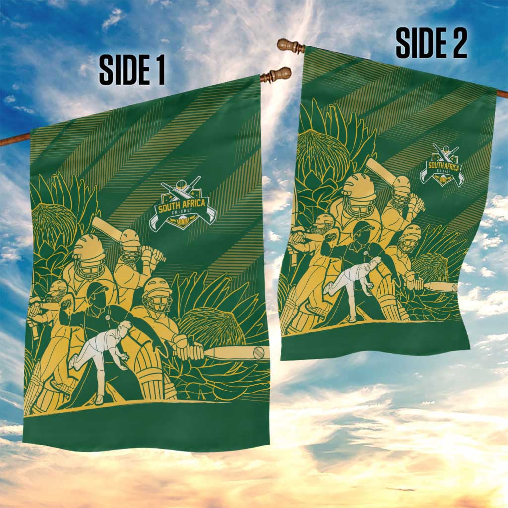 South Africa Cricket Champion Garden Flag Proteas Rock The World - African Pride