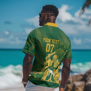 Custom South Africa Cricket Champion Hawaiian Shirt Proteas Rock The World - African Pride