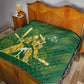South Africa Cricket Champion Quilt Proteas Rock The World - African Pride