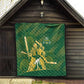 South Africa Cricket Champion Quilt Proteas Rock The World - African Pride