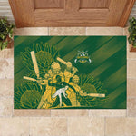 South Africa Cricket Champion Rubber Doormat Proteas Rock The World - African Pride