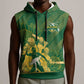 Custom South Africa Cricket Champion Sleeveless Hoodie Proteas Rock The World - African Pride