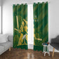South Africa Cricket Champion Window Curtain Proteas Rock The World - African Pride