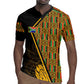 Personalised South African Heritage Day Rugby Jersey Kente Ethnic Patterns Mix Protea