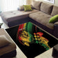 Personalised Afro Vibes Area Rug Reggae King - Live The Way You Love