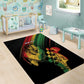 Personalised Afro Vibes Area Rug Reggae King - Live The Way You Love