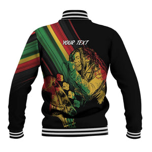 Personalised Afro Vibes Baseball Jacket Reggae King - Live The Way You Love