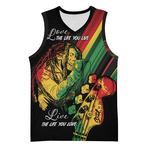 Personalised Afro Vibes Basketball Jersey Reggae King - Live The Way You Love - African Pride