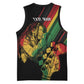 Personalised Afro Vibes Basketball Jersey Reggae King - Live The Way You Love - African Pride