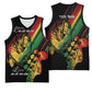 Personalised Afro Vibes Basketball Jersey Reggae King - Live The Way You Love - African Pride