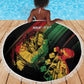 Personalised Afro Vibes Beach Blanket Reggae King - Live The Way You Love