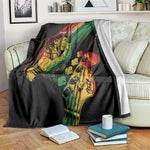 Personalised Afro Vibes Blanket Reggae King - Live The Way You Love