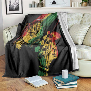 Personalised Afro Vibes Blanket Reggae King - Live The Way You Love