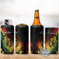 Personalised Afro Vibes 4 in 1 Can Cooler Tumbler Reggae King - Live The Way You Love