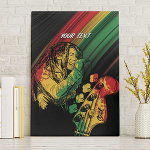 Personalised Afro Vibes Canvas Wall Art Reggae King - Live The Way You Love
