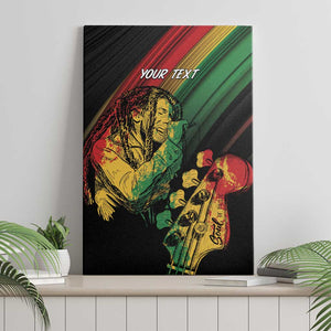 Personalised Afro Vibes Canvas Wall Art Reggae King - Live The Way You Love