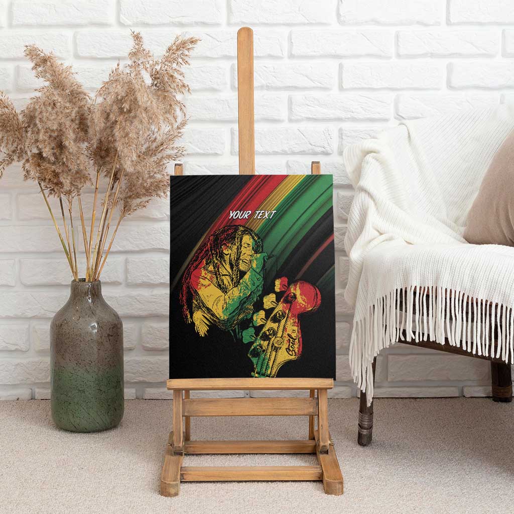Personalised Afro Vibes Canvas Wall Art Reggae King - Live The Way You Love