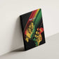 Personalised Afro Vibes Canvas Wall Art Reggae King - Live The Way You Love