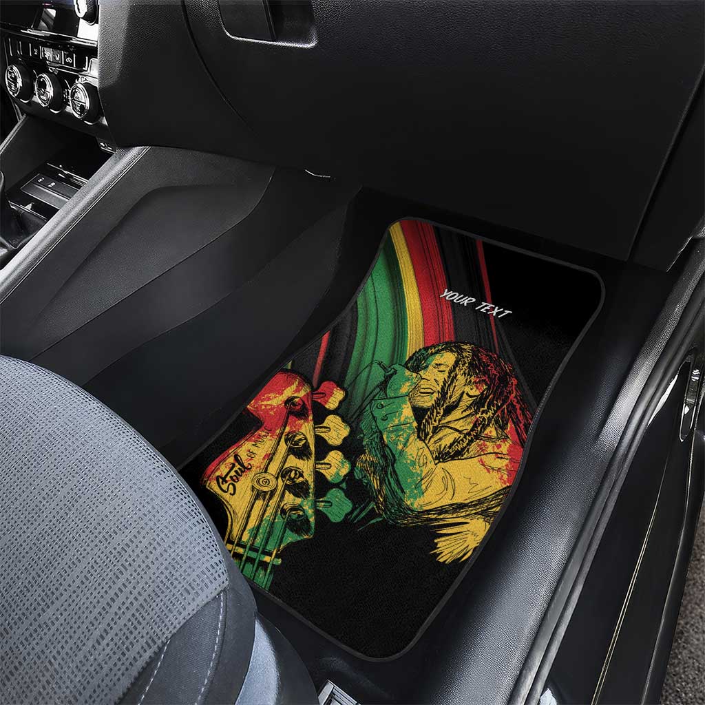 Personalised Afro Vibes Car Mats Reggae King - Live The Way You Love