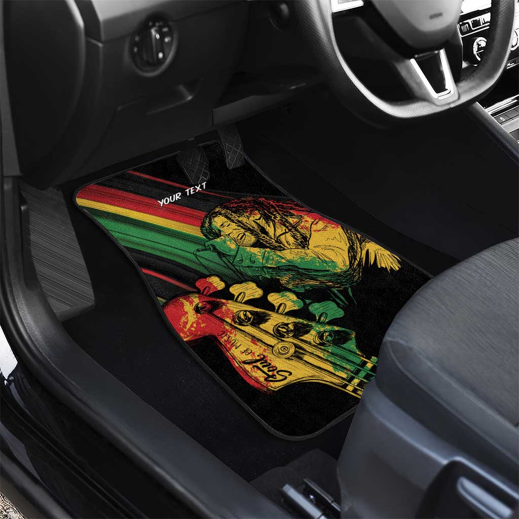 Personalised Afro Vibes Car Mats Reggae King - Live The Way You Love