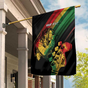 Personalised Afro Vibes Garden Flag Reggae King - Live The Way You Love