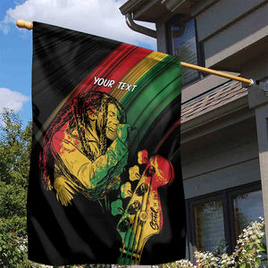 Personalised Afro Vibes Garden Flag Reggae King - Live The Way You Love