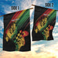 Personalised Afro Vibes Garden Flag Reggae King - Live The Way You Love