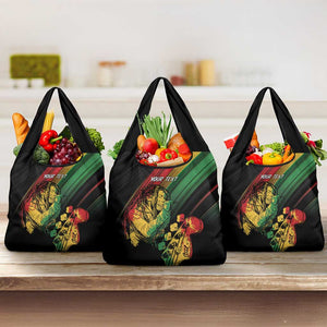 Personalised Afro Vibes Grocery Bag Reggae King - Live The Way You Love