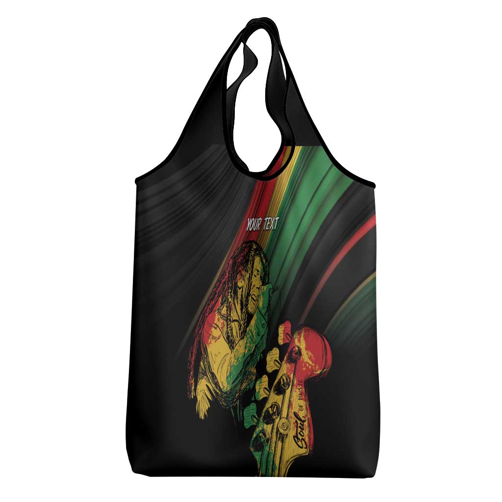 Personalised Afro Vibes Grocery Bag Reggae King - Live The Way You Love