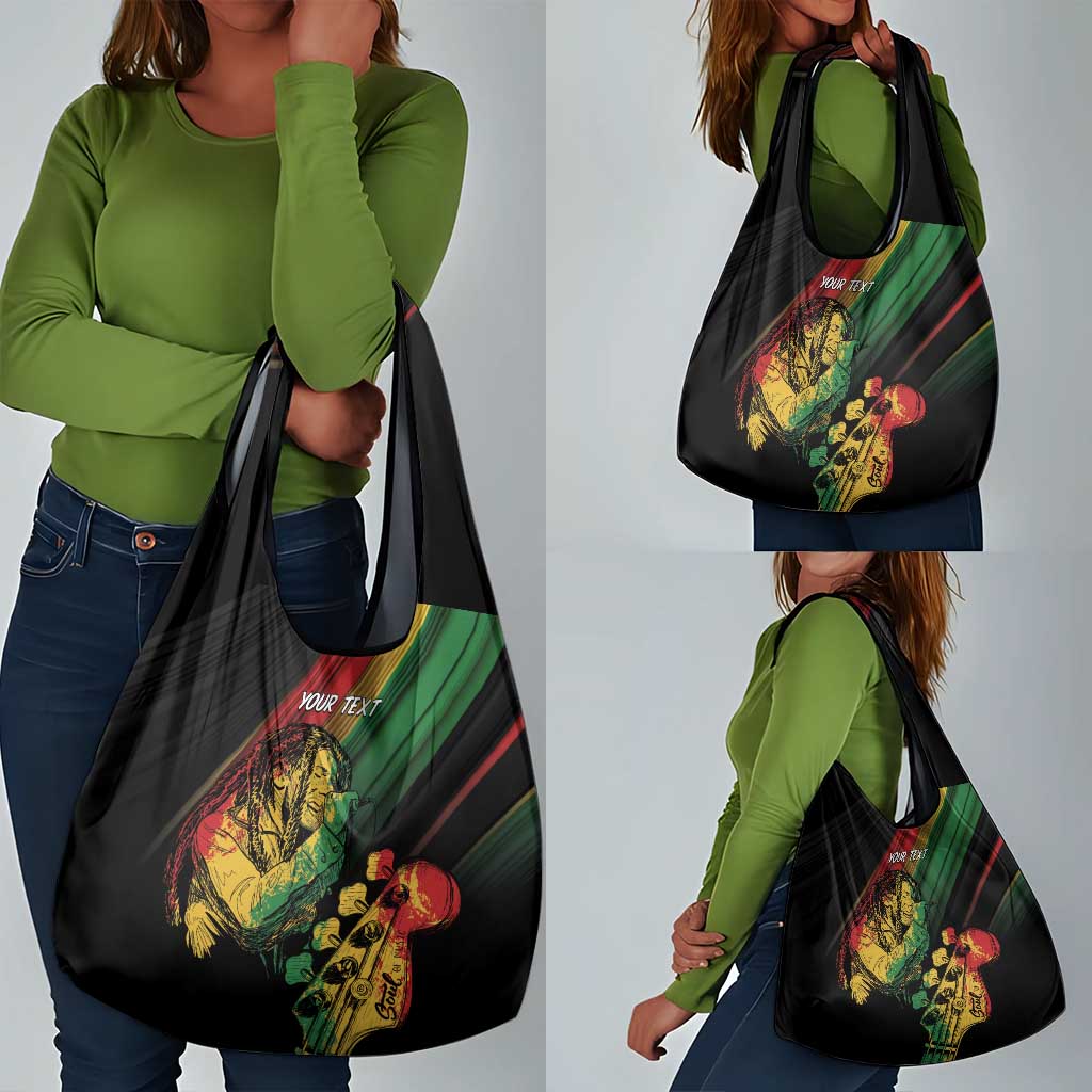 Personalised Afro Vibes Grocery Bag Reggae King - Live The Way You Love