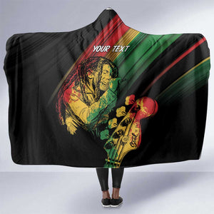 Personalised Afro Vibes Hooded Blanket Reggae King - Live The Way You Love