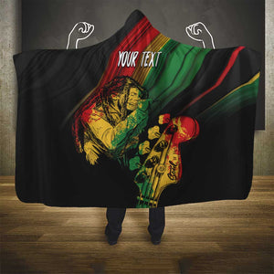 Personalised Afro Vibes Hooded Blanket Reggae King - Live The Way You Love