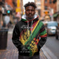 Personalised Afro Vibes Hoodie Reggae King - Live The Way You Love