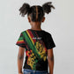Personalised Afro Vibes Kid T shirt Reggae King - Live The Way You Love