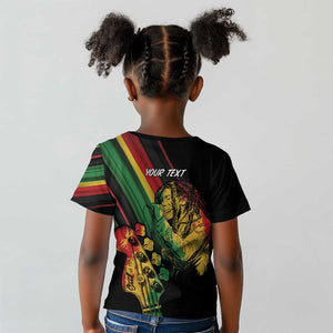Personalised Afro Vibes Kid T shirt Reggae King - Live The Way You Love