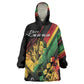 Personalised Afro Vibes Kid Wearable Blanket Hoodie Reggae King - Live The Way You Love