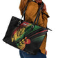 Personalised Afro Vibes Leather Tote Bag Reggae King - Live The Way You Love