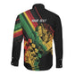 Personalised Afro Vibes Long Sleeve Button Shirt Reggae King - Live The Way You Love
