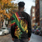 Personalised Afro Vibes Long Sleeve Shirt Reggae King - Live The Way You Love