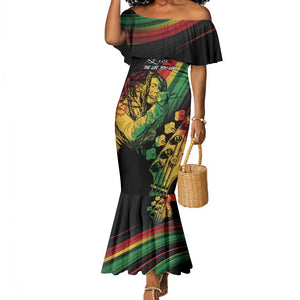 Personalised Afro Vibes Mermaid Dress Reggae King - Live The Way You Love