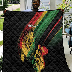 Personalised Afro Vibes Quilt Reggae King - Live The Way You Love