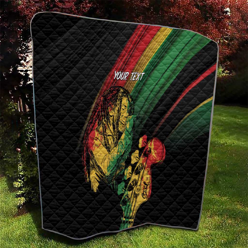 Personalised Afro Vibes Quilt Reggae King - Live The Way You Love