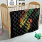 Personalised Afro Vibes Quilt Reggae King - Live The Way You Love