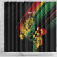 Personalised Afro Vibes Shower Curtain Reggae King - Live The Way You Love