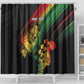 Personalised Afro Vibes Shower Curtain Reggae King - Live The Way You Love