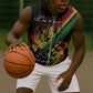 Personalised Afro Vibes Sleeveless Zip Hoodie Reggae King - Live The Way You Love - African Pride