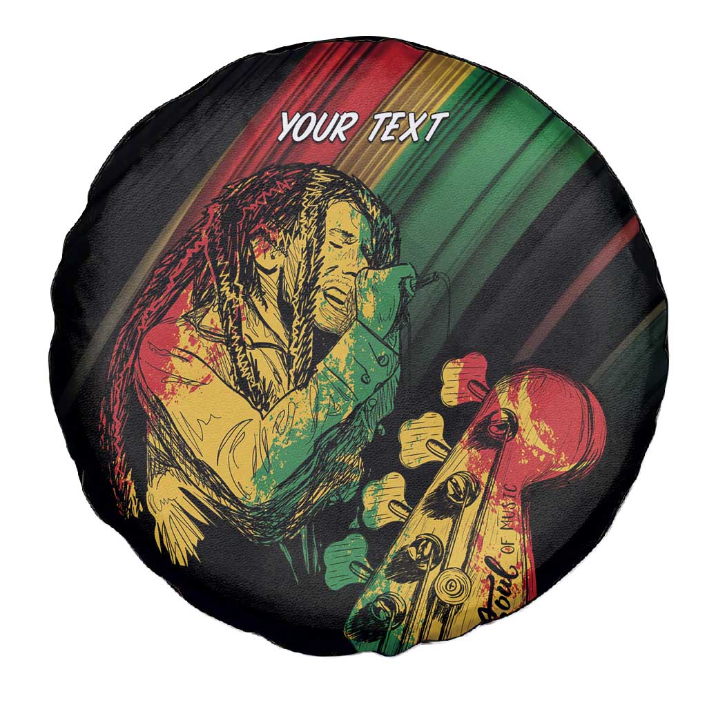 Personalised Afro Vibes Spare Tire Cover Reggae King - Live The Way You Love
