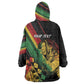 Personalised Afro Vibes Wearable Blanket Hoodie Reggae King - Live The Way You Love