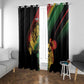 Personalised Afro Vibes Window Curtain Reggae King - Live The Way You Love